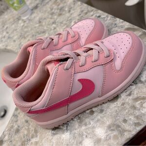 Nike Dunk Low Triple Pink - Size 9 - lightly worn